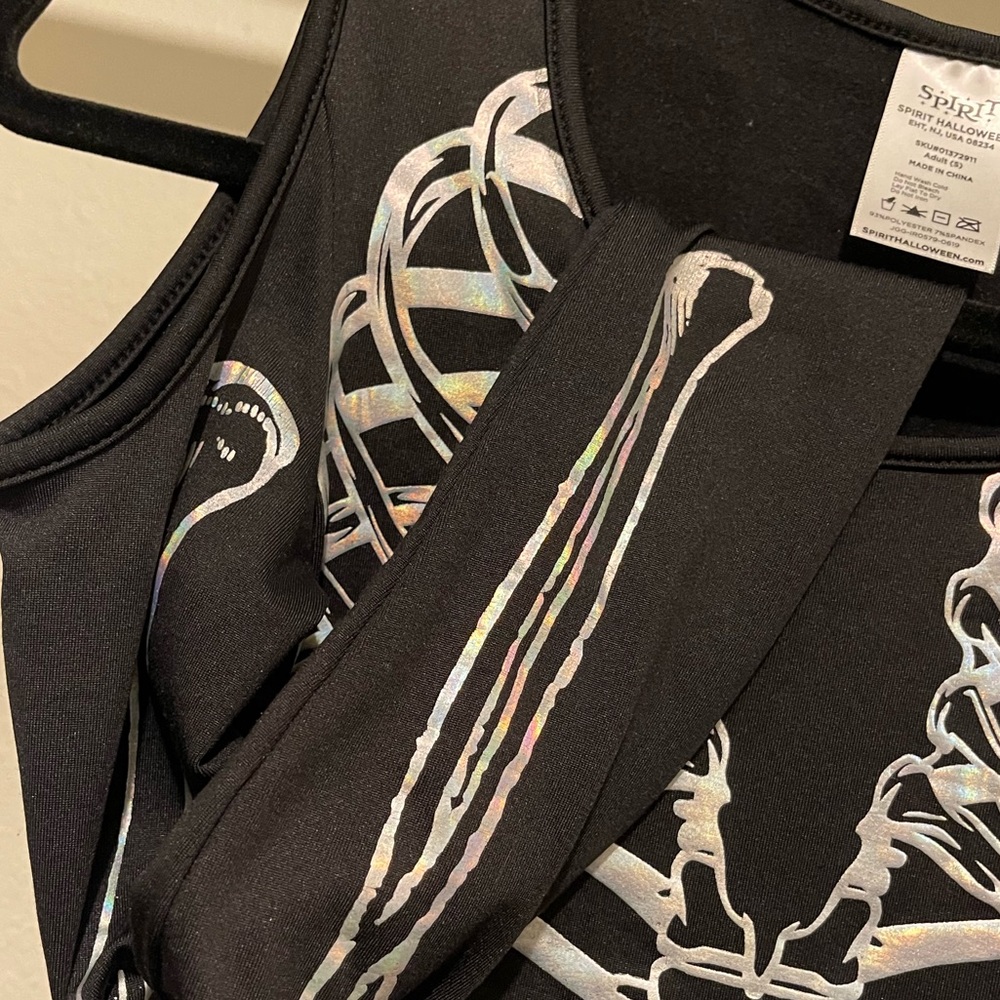 Women’s Small Skeleton Bodysuit - Picture 4 of 8